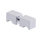 Kartners - MUNICH - Double Shower Door Handle-Polished Chrome - Polished Chrome