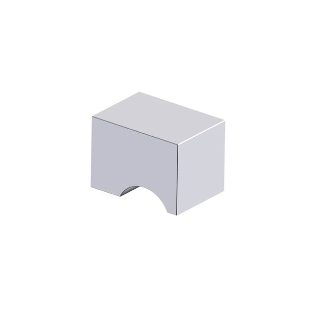 Kartners - MUNICH -Single Shower Door Handle (Knob Only)-Polished Chrome - Polished Chrome