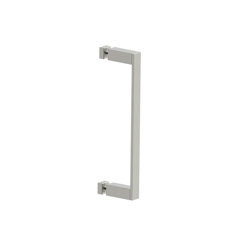Kartners - MUNICH - 12-inch Single Shower Door Handle-Brushed Nickel - Brushed Nickel