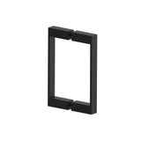 Kartners - MUNICH - 8-inch Double Shower Door Handle-Matte Black - Matte Black