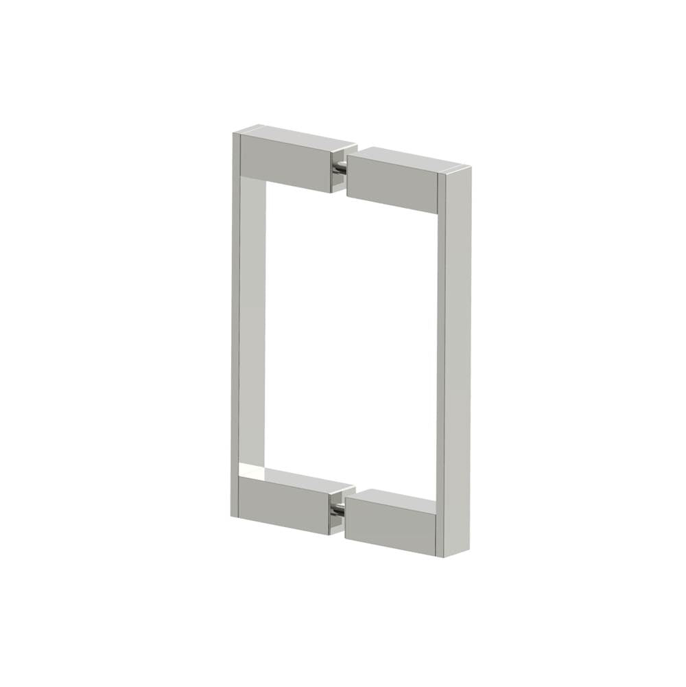 Kartners - MUNICH - 8-inch Double Shower Door Handle-Polished Nickel - Polished Nickel
