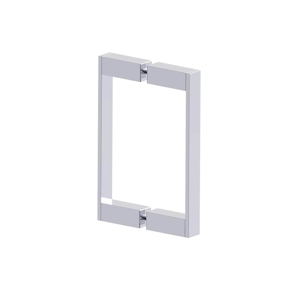 Kartners - MUNICH - 8-inch Double Shower Door Handle-Polished Chrome - Polished Chrome