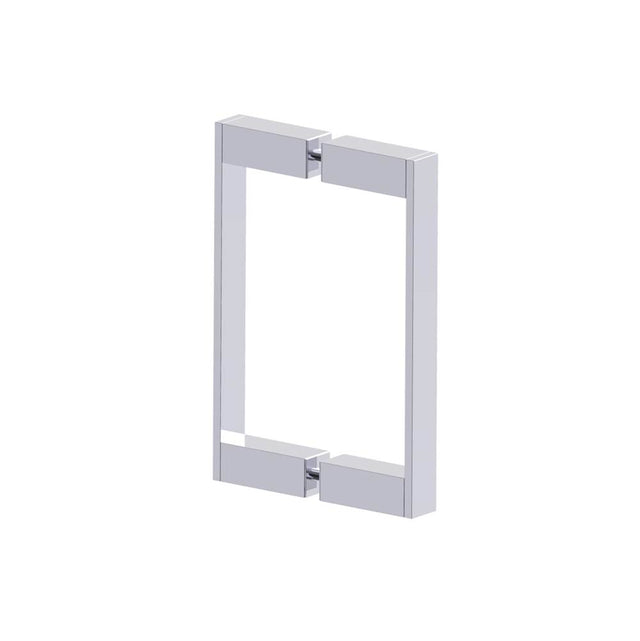 Kartners - MUNICH - 8-inch Double Shower Door Handle-Polished Chrome - Polished Chrome