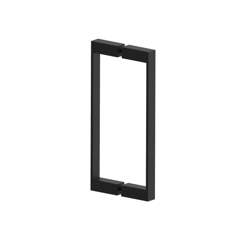 Kartners - MUNICH - 12-inch Double Shower Door Handle-Matte Black - Matte Black