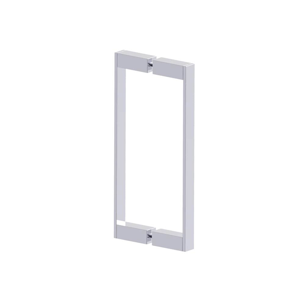 Kartners - MUNICH - 12-inch Double Shower Door Handle-Polished Chrome - Polished Chrome