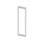 Kartners - MUNICH - 18-inch Double Shower Door Handle-Polished Chrome - Polished Chrome
