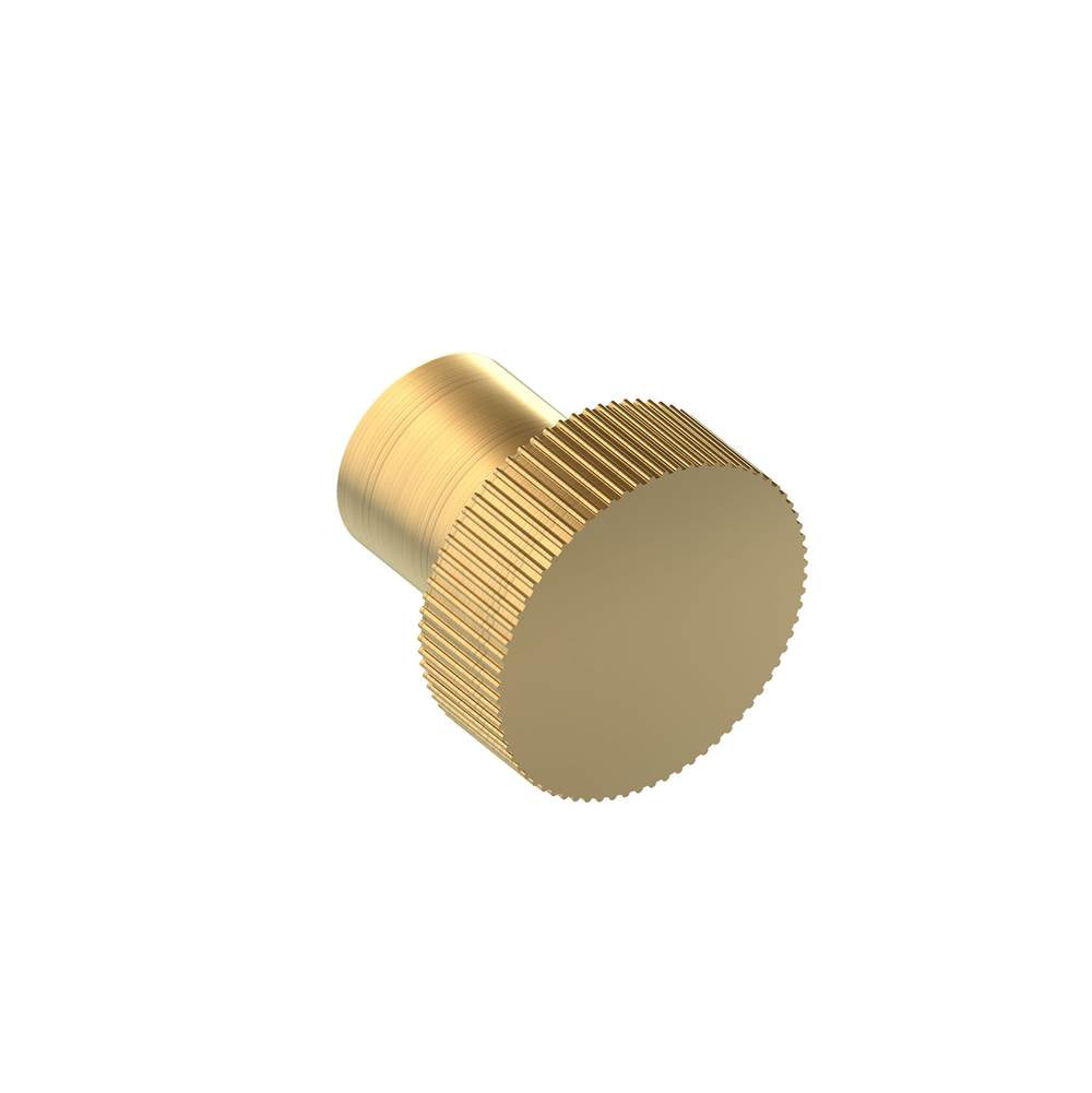 Kartners - Straight KNURLED - Cabinet Knob-Prosecco Bronze - Prosecco Bronze