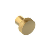 Kartners - Straight KNURLED - Cabinet Knob-Prosecco Bronze - Prosecco Bronze