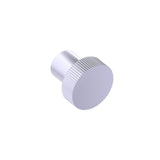 Kartners - Straight KNURLED - Cabinet Knob-Polished Chrome - Polished Chrome