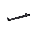 Kartners - Straight Knurled -  12-inch Appliance Pull-Matte Black - Matte Black