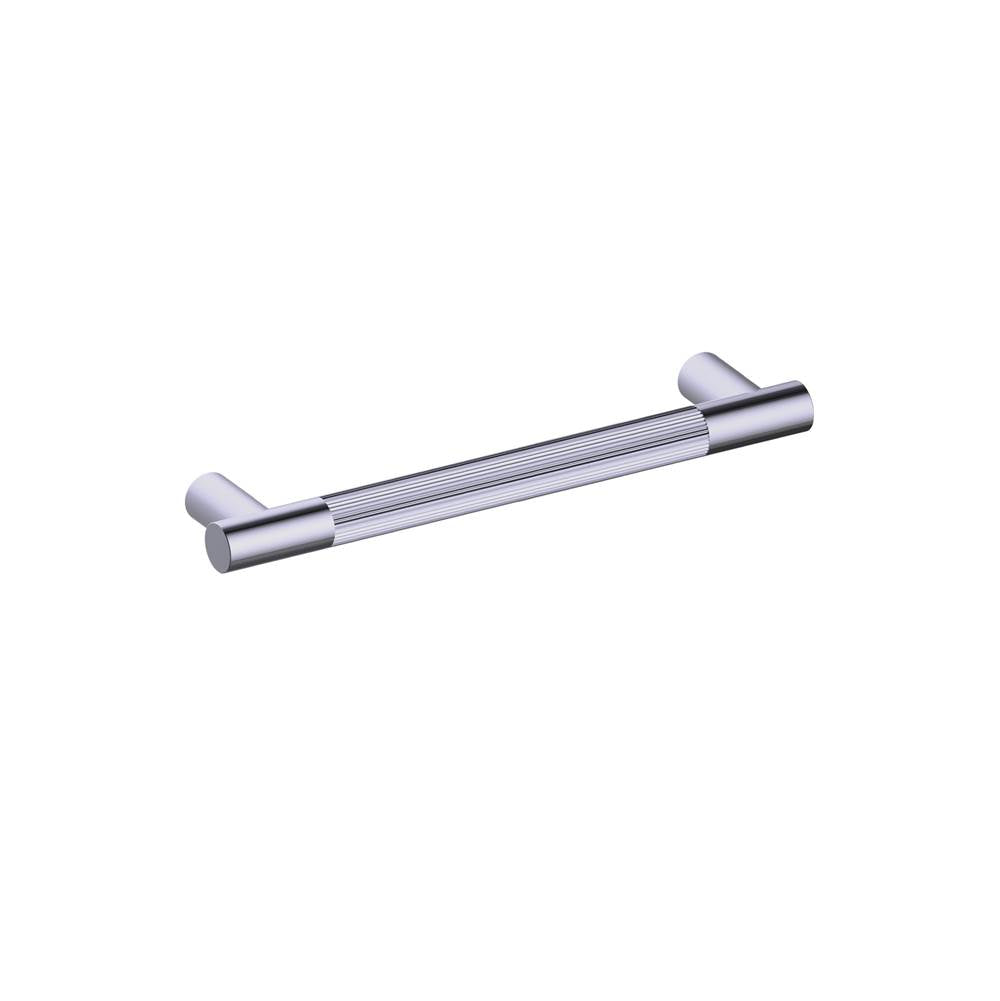Kartners - Straight Knurled -  12-inch Appliance Pull-Brushed Nickel - Brushed Nickel