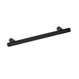 Kartners - Straight Knurled -  18-inch Grab Bar-Matte Black - Matte Black