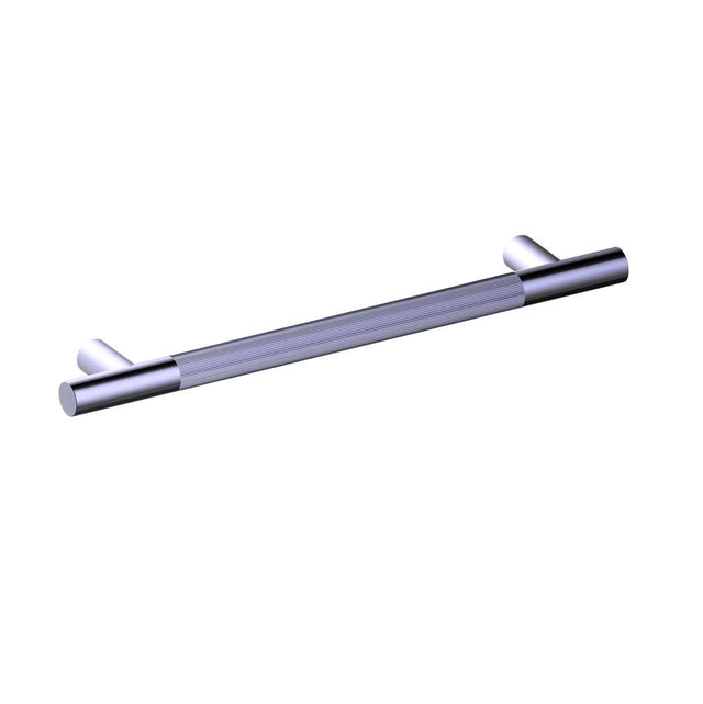 Kartners - Straight Knurled -  18-inch Grab Bar-Oil Rubbed Bronze - Oil Rubbed Bronze