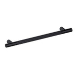 Kartners - Straight Knurled -  24-inch Grab Bar-Matte Black - Matte Black