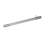 Kartners - Straight Knurled -  24-inch Grab Bar-Polished Nickel - Polished Nickel