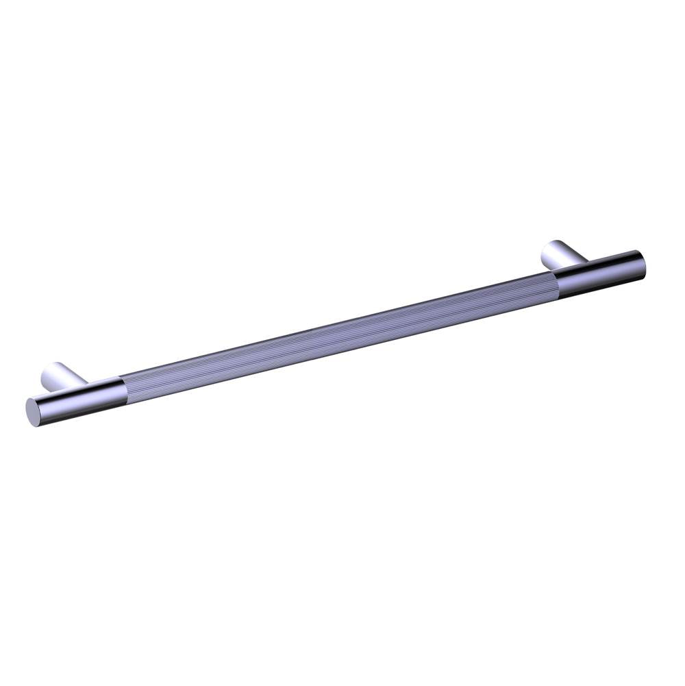 Kartners - Straight Knurled -  36-inch Grab Bar-Polished Chrome - Polished Chrome