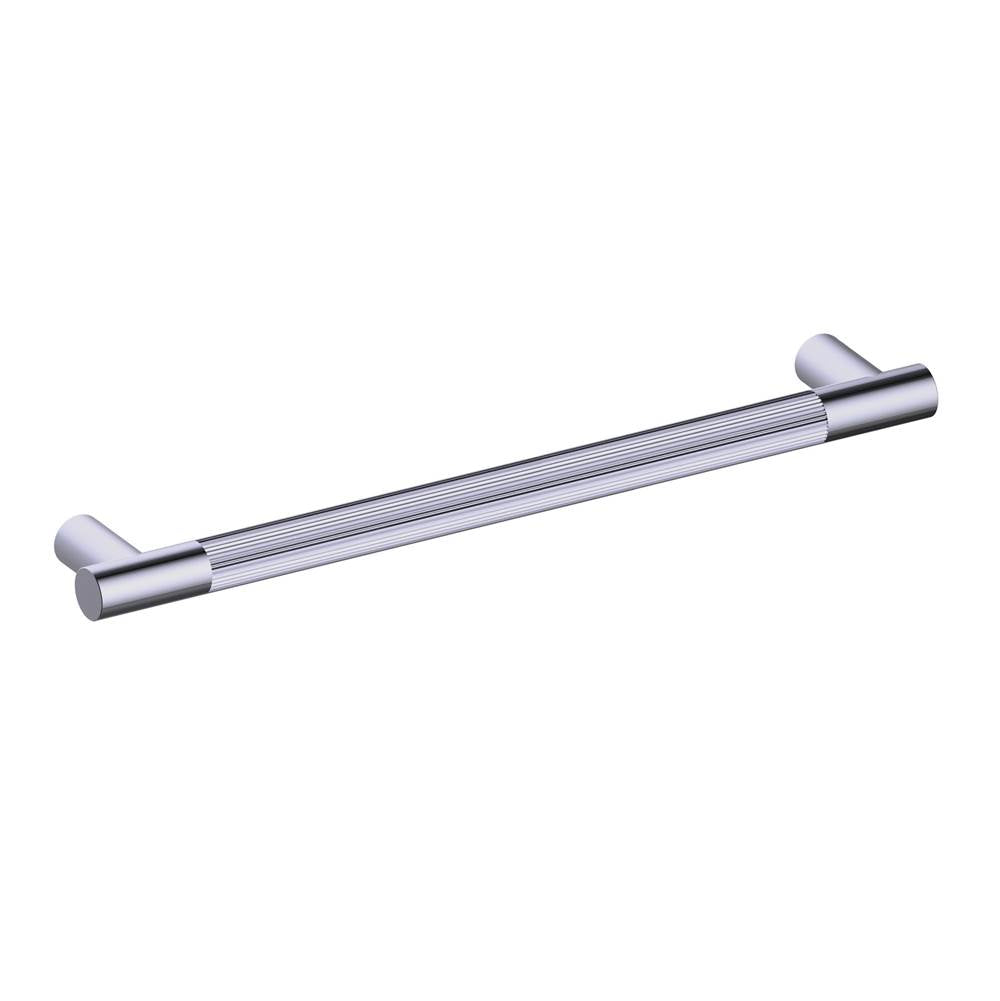 Kartners - Straight Knurled -  24-inch Appliance Pull-Brushed Nickel - Brushed Nickel