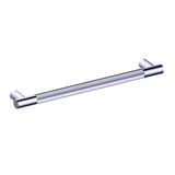 Kartners - Straight Knurled -  24-inch Appliance Pull-Polished Chrome - Polished Chrome