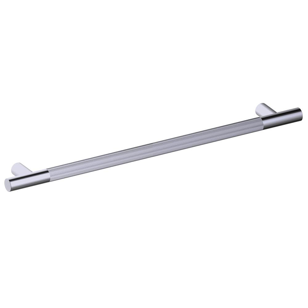 Kartners - Straight Knurled -  42-inch Grab Bar-Brushed Nickel - Brushed Nickel
