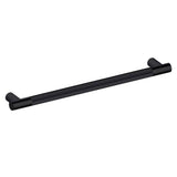 Kartners - Straight Knurled -  30-inch Appliance Pull-Matte Black - Matte Black