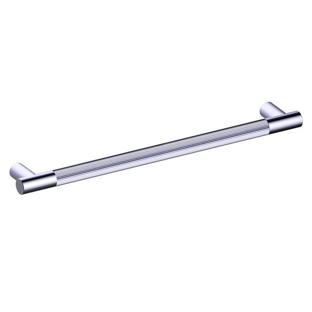 Kartners - Straight Knurled -  30-inch Appliance Pull-Polished Chrome - Polished Chrome