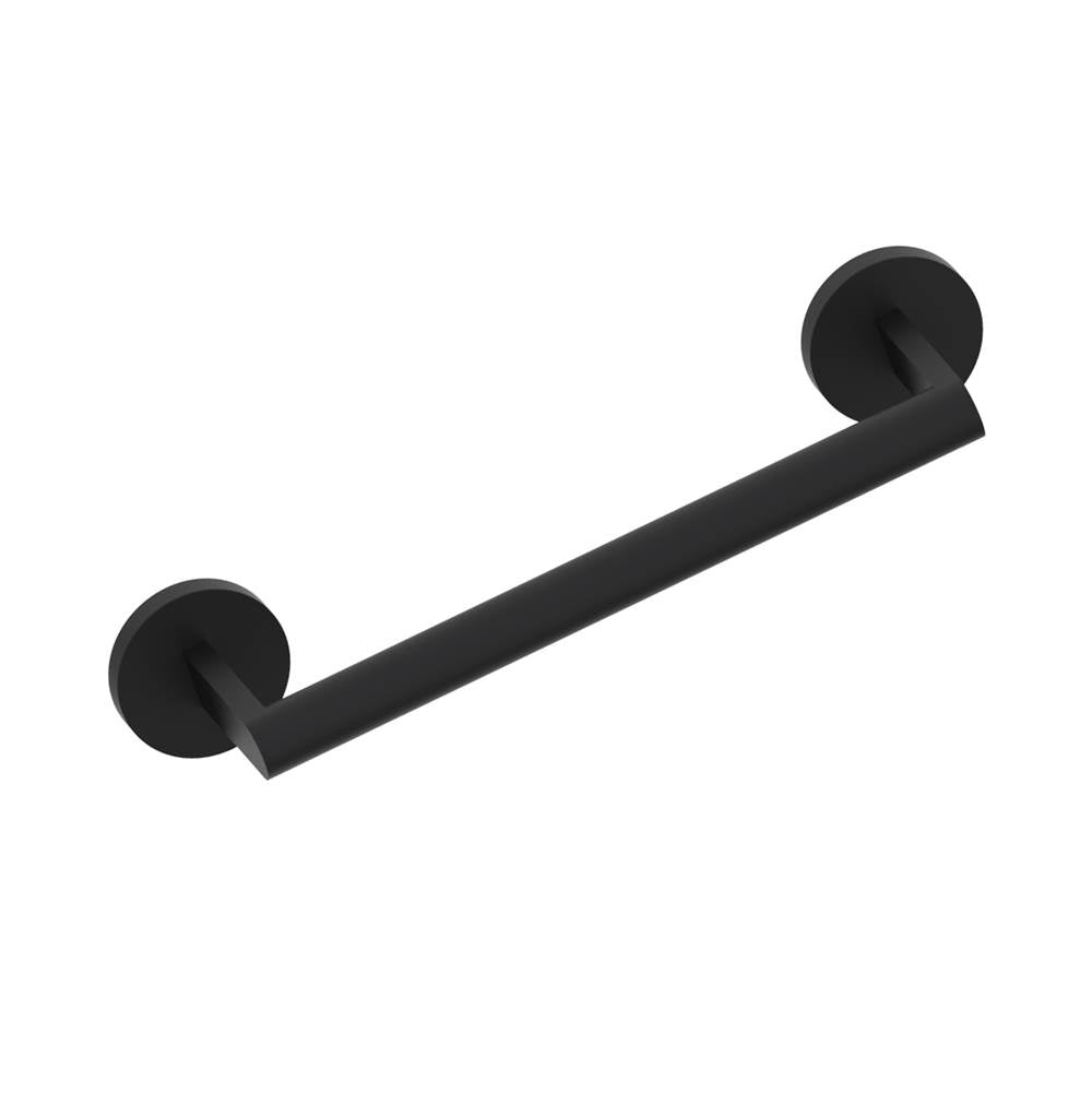 Kartners - FRANKFURT -  9-inch Bathroom Towel Bar -Matte Black - Matte Black