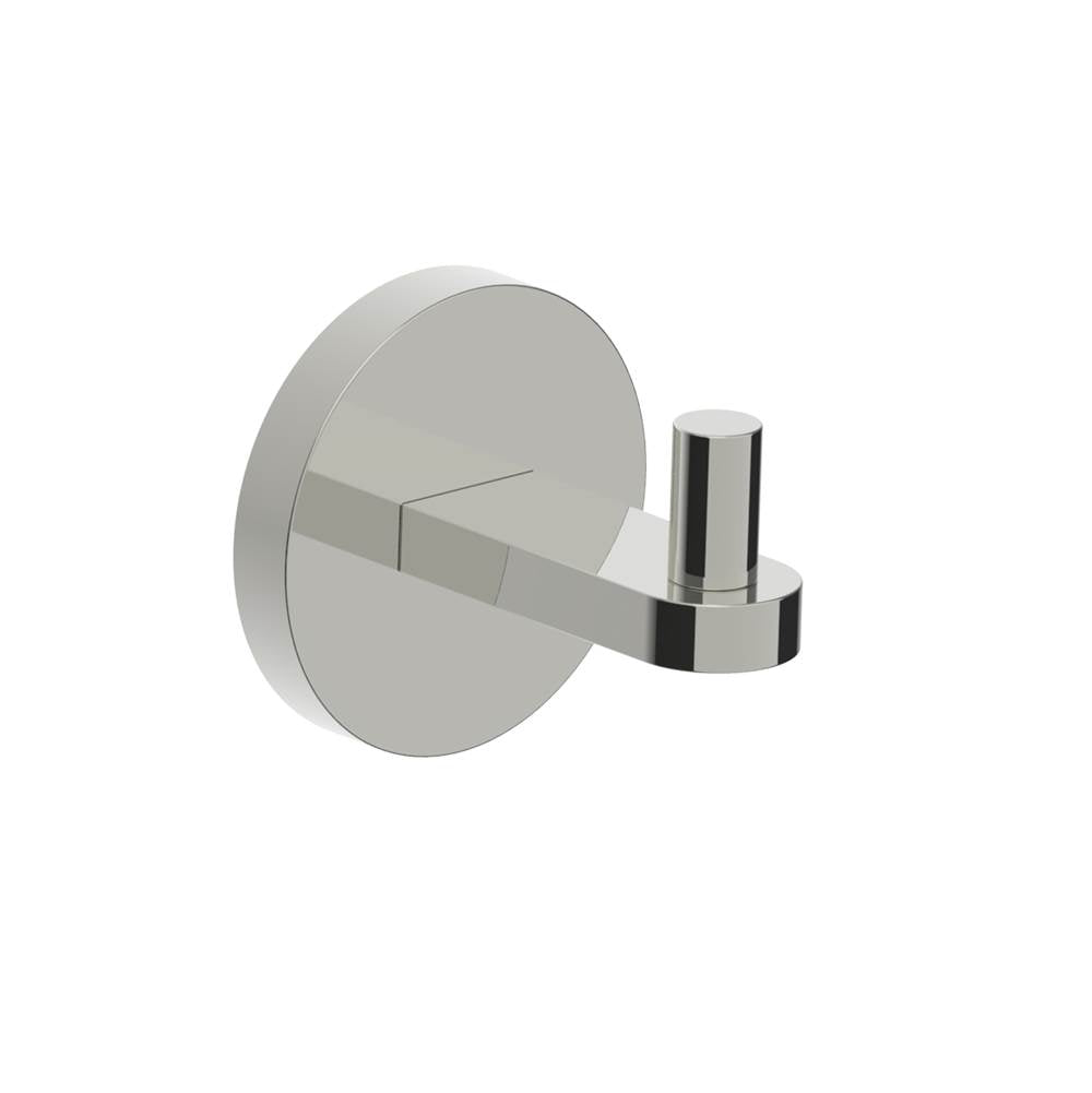 Kartners - FRANKFURT - Robe Hook-Polished Nickel - Polished Nickel