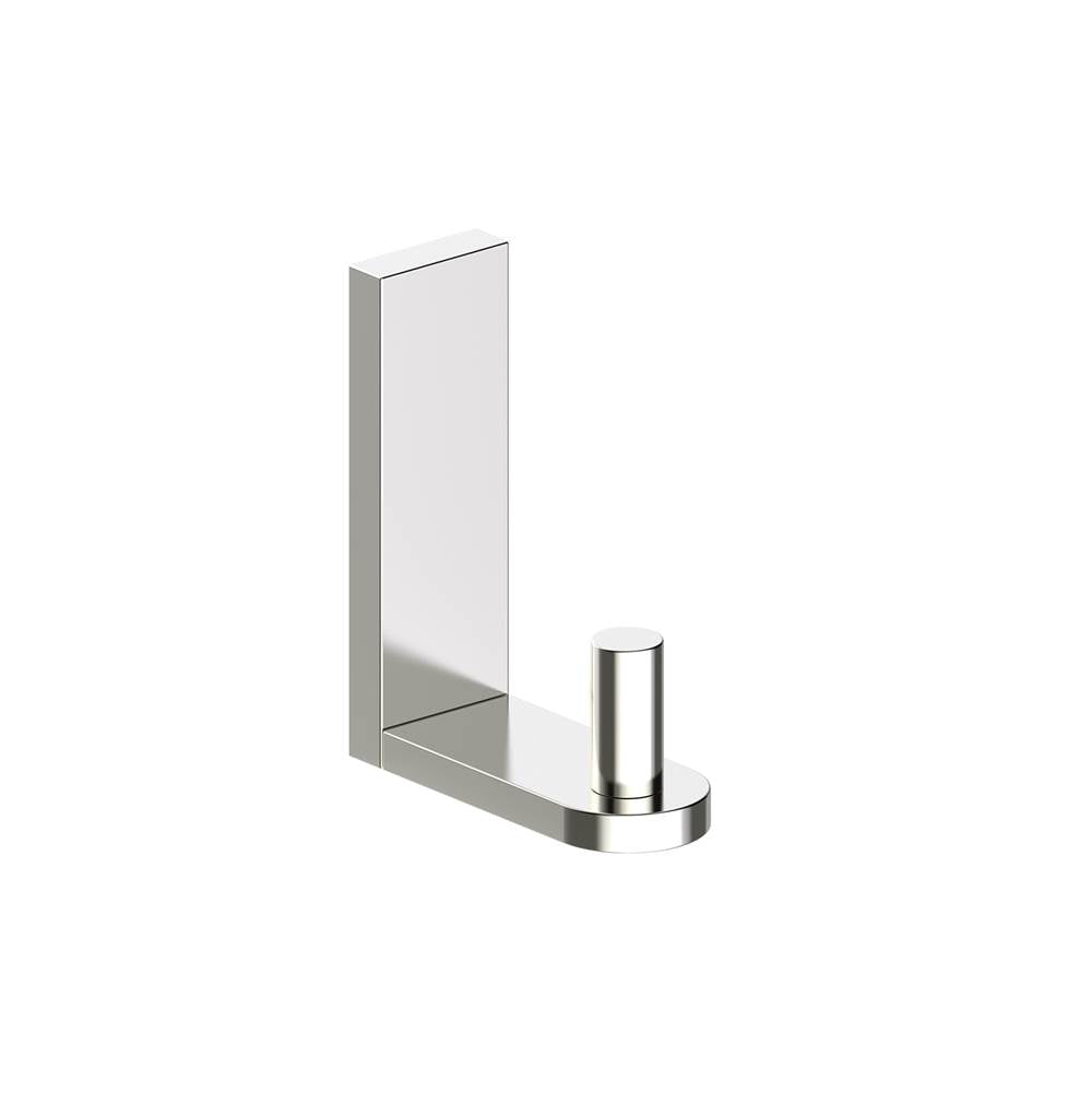 Kartners - FRANKFURT -  Large Coat Hook-Polished Nickel - Polished Nickel