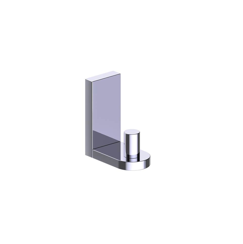 Kartners - FRANKFURT -  Small Coat Hook-Polished Chrome - Polished Chrome