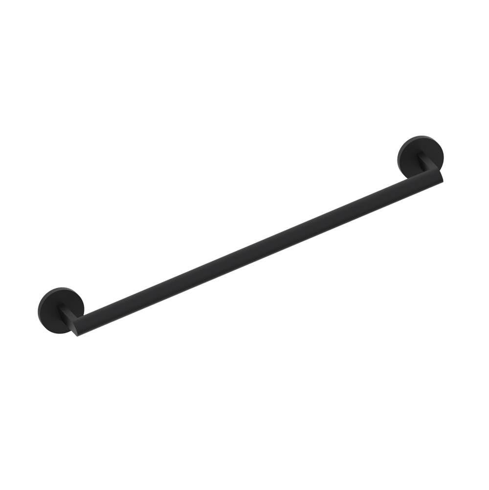 Kartners - FRANKFURT - 18-inch Bathroom Towel Bar-Matte Black - Matte Black