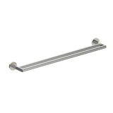 Kartners - FRANKFURT -  24-inch Double Bathroom Towel Bar -Polished Nickel - Polished Nickel