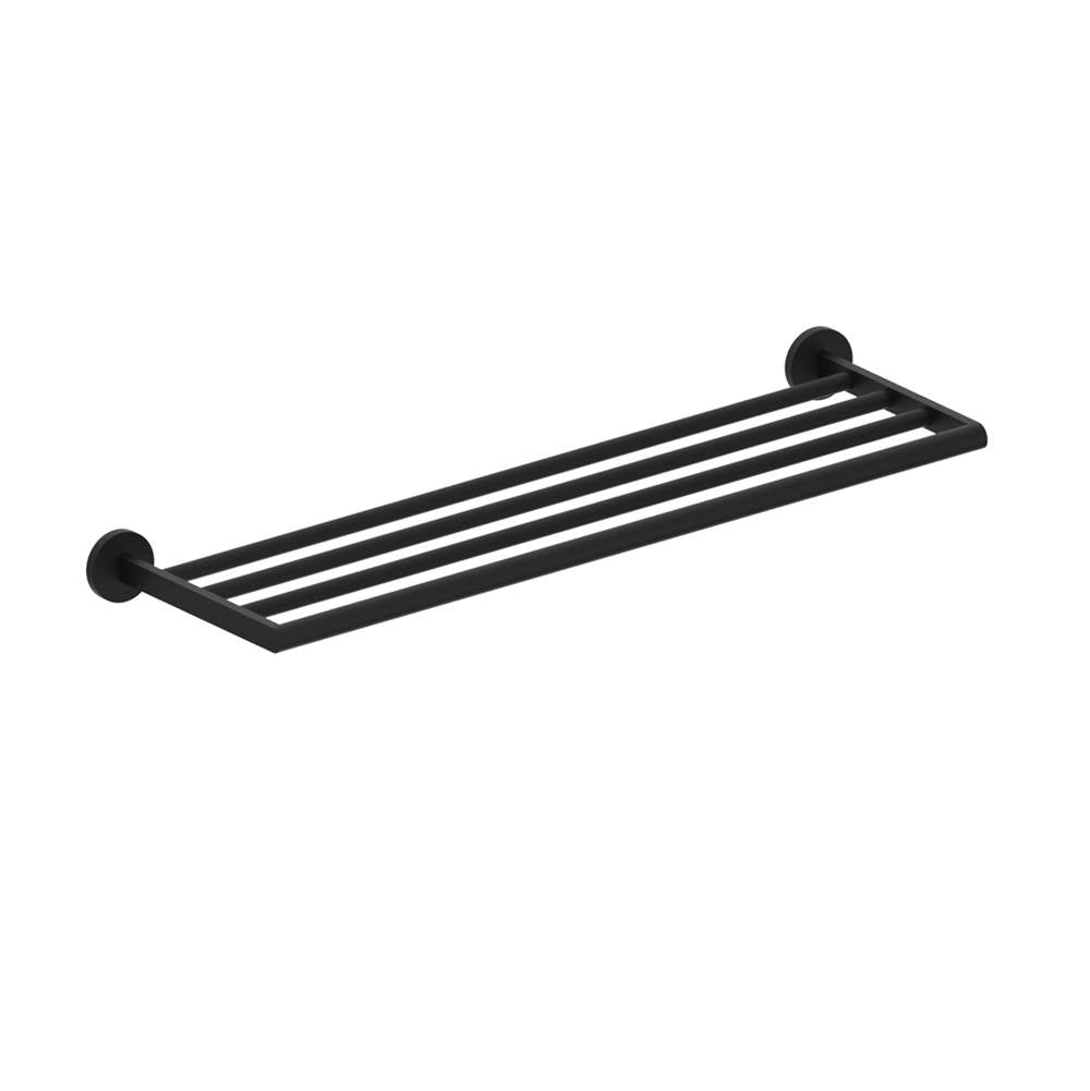 Kartners - FRANKFURT - Towel Shelf-Matte Black - Matte Black