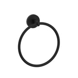 Kartners - FRANKFURT - Round Towel Ring-Matte Black - Matte Black