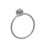 Kartners - FRANKFURT - Round Towel Ring-Brushed Nickel - Brushed Nickel