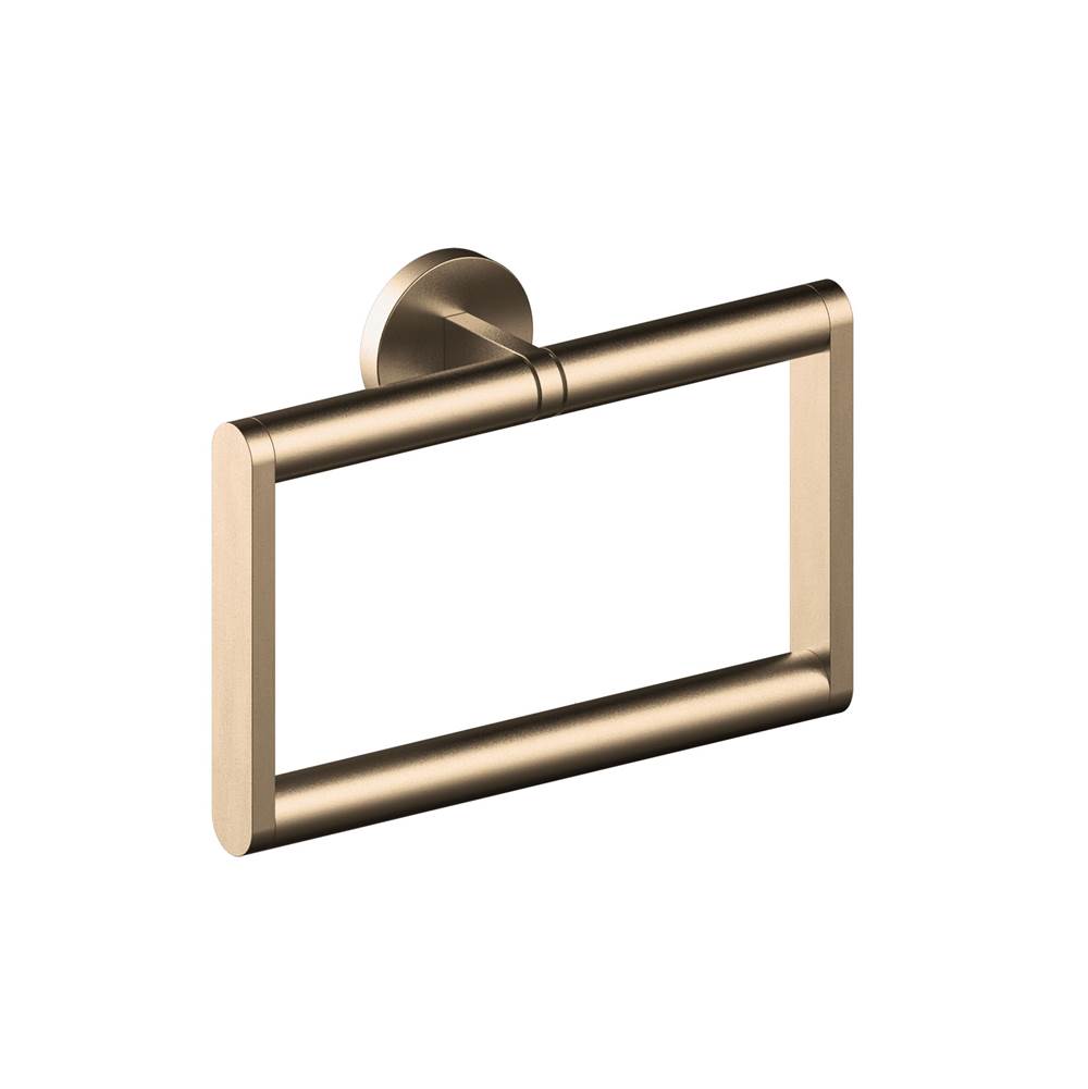 Kartners - FRANKFURT - Square Towel Ring-Prosecco Bronze - Prosecco Bronze