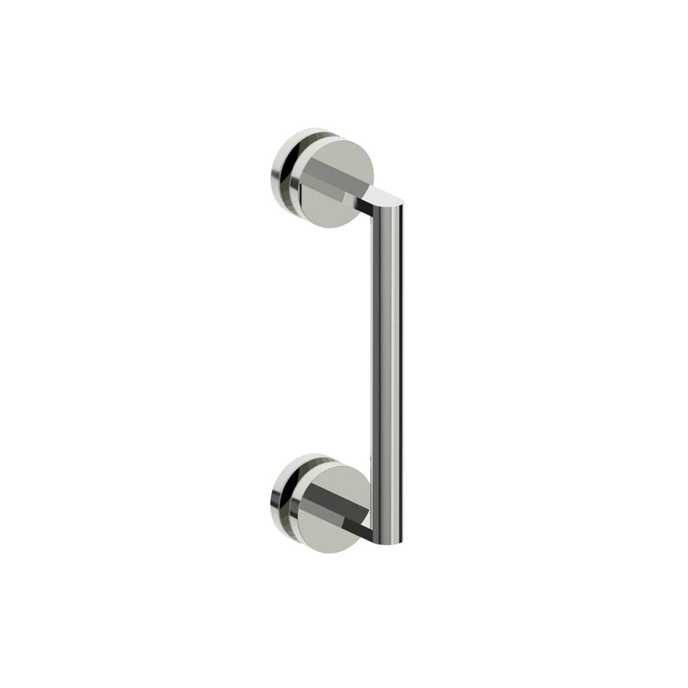 Kartners - FRANKFURT - 8-inch Single Shower Door Handle-Polished Nickel - Polished Nickel