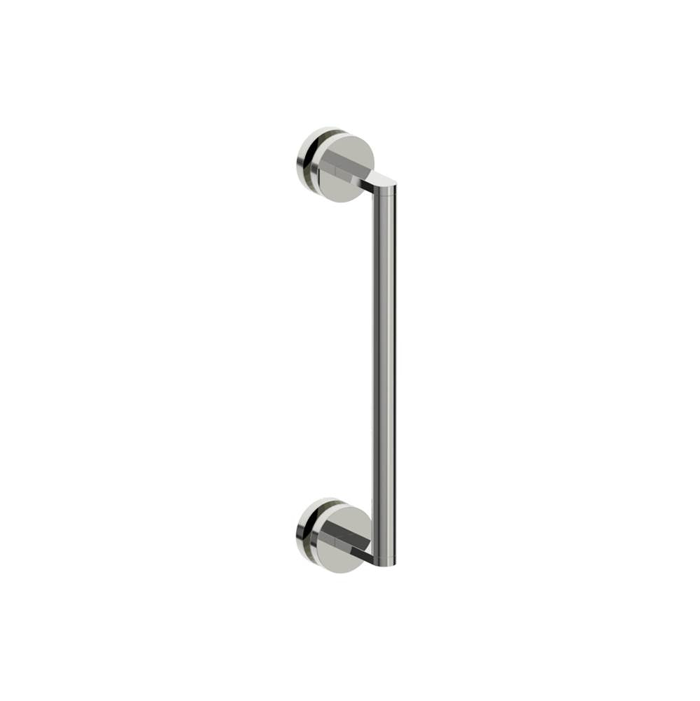 Kartners - FRANKFURT - 12-inch Single Shower Door Handle-Polished Nickel - Polished Nickel