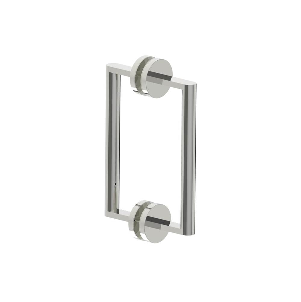Kartners - FRANKFURT - 8-inch Double Shower Door Handle-Polished Nickel - Polished Nickel