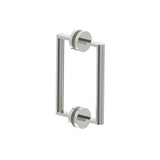 Kartners - FRANKFURT - 8-inch Double Shower Door Handle-Polished Nickel - Polished Nickel