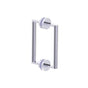 Kartners - FRANKFURT - 8-inch Double Shower Door Handle-Polished Chrome - Polished Chrome
