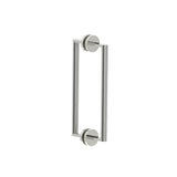 Kartners - FRANKFURT - 12-inch Double Shower Door Handle-Polished Nickel - Polished Nickel