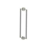 Kartners - FRANKFURT - 18-inch Double Shower Door Handle-Polished Nickel - Polished Nickel