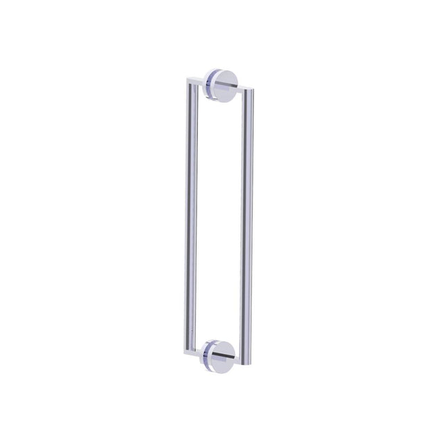 Kartners - FRANKFURT - 18-inch Double Shower Door Handle-Polished Chrome - Polished Chrome