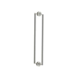 Kartners - FRANKFURT - 24-inch Double Shower Door Handle-Polished Nickel - Polished Nickel