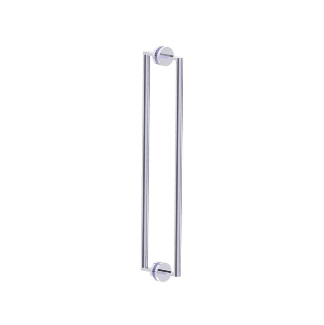 Kartners - FRANKFURT - 24-inch Double Shower Door Handle-Polished Chrome - Polished Chrome