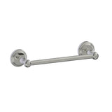 Kartners - FLORENCE - 9-inch Bathroom Towel Bar -Polished Nickel - Polished Nickel