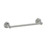 Kartners - FLORENCE - 12-inch Bathroom Towel Bar-Polished Nickel - Polished Nickel