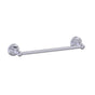 Kartners - FLORENCE - 12-inch Bathroom Towel Bar-Polished Chrome - Polished Chrome