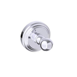 Kartners - FLORENCE - Robe Hook (Solid Back)-Polished Chrome - Polished Chrome