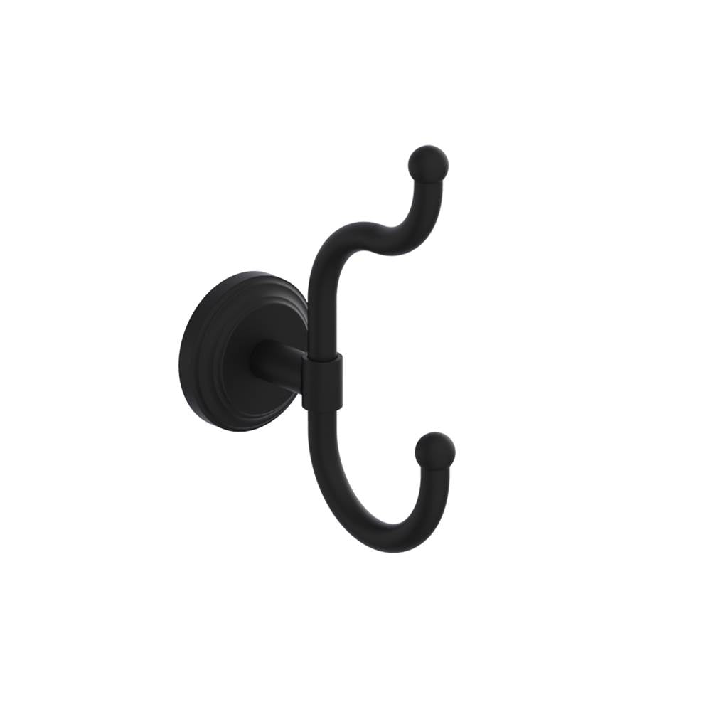 Kartners - FLORENCE - Small Coat Hook-Matte Black - Matte Black